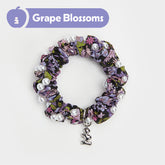 Tagi. Pearl Pleated Little i Pendant Hair Tie